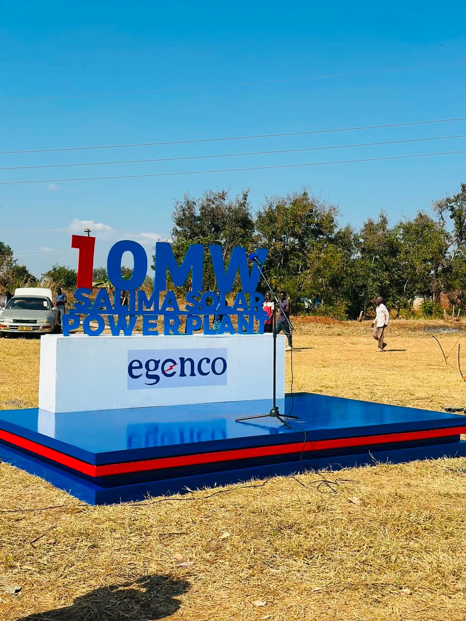 Stage and décor presentation at the EGENCO Nanjoka commissioning