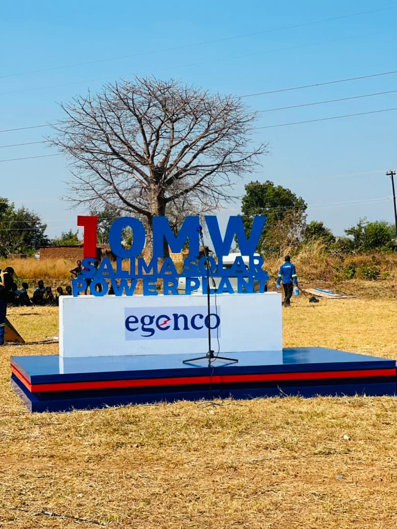 Branded event installations for the 10MW Salima Solar Power Plant ceremony